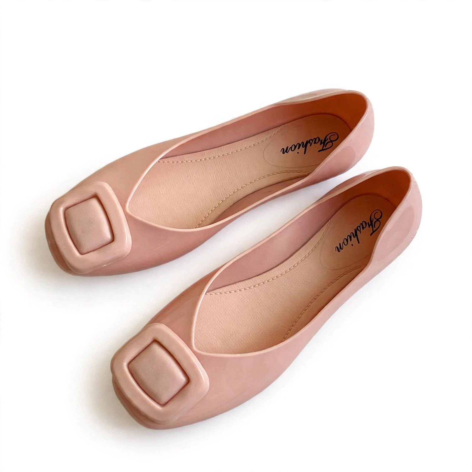 Floting Bird -297 Blush Pink Flats for Women | RAAHAAN