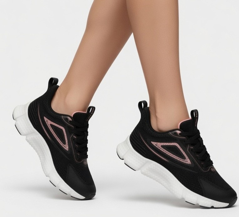 Blackish Pink Women’s Lightweight Running Shoes-245