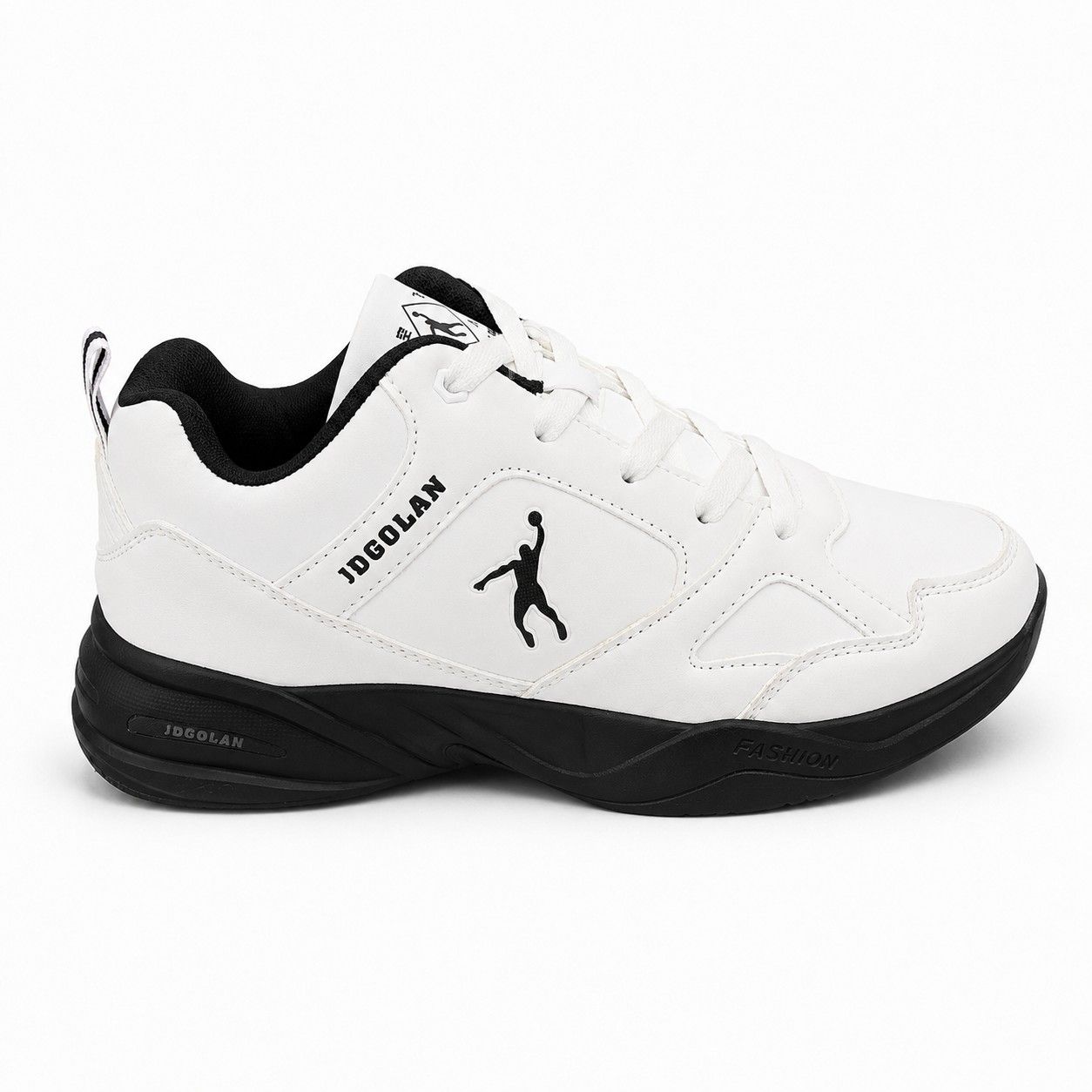 Jordan Vintage 244 – Men’s Leather Running Sneakers  White black  Edition