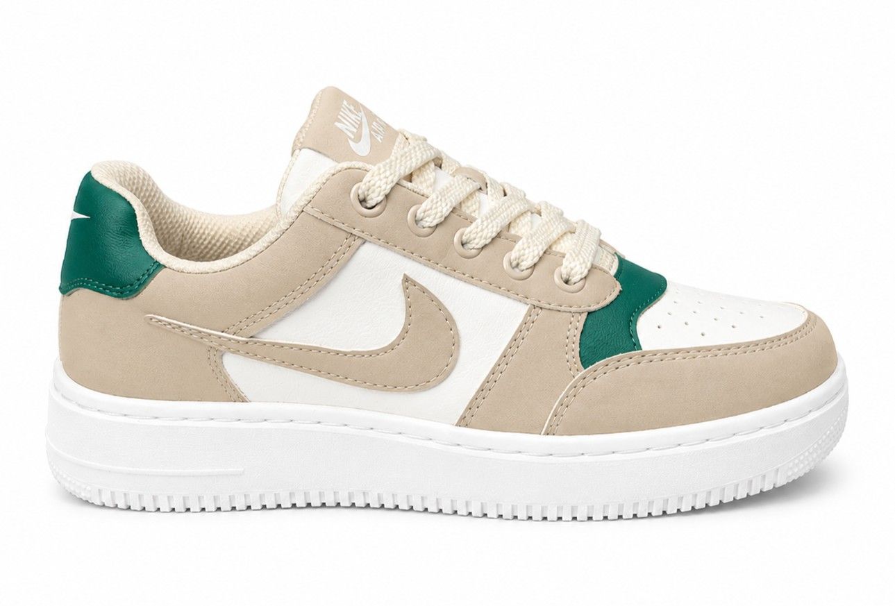 Core Unisex Nike Air Sneakers-115 White Cream for Raahaan.