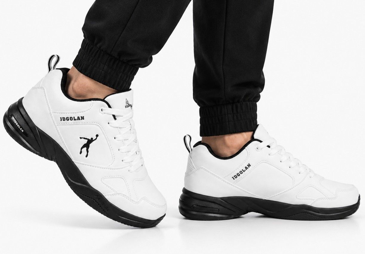Jordan Vintage 244 – Men’s Leather Running Sneakers  White black  Edition