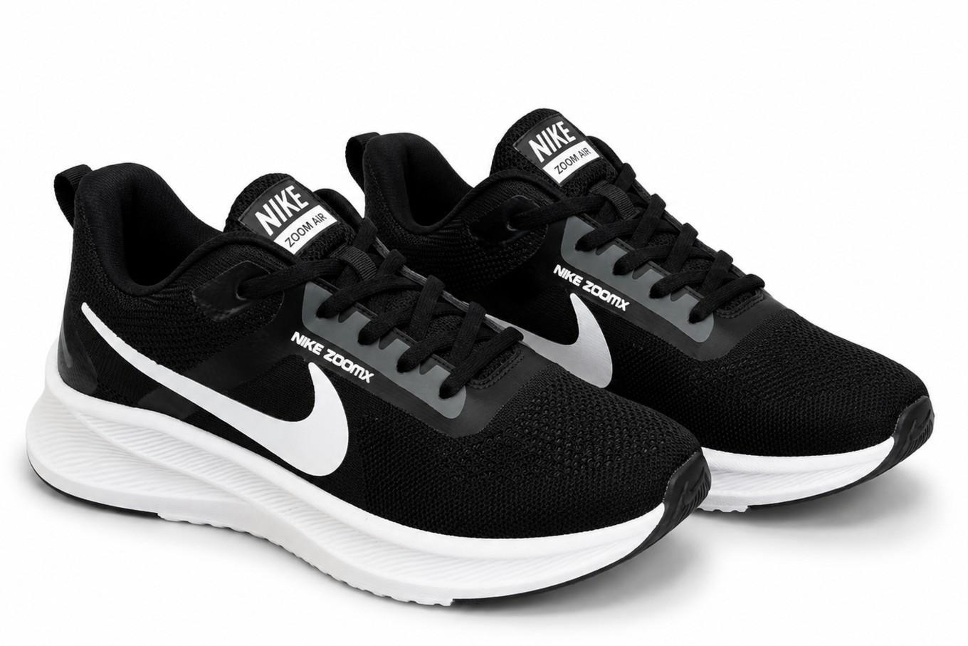 ZoomRun Men’s Sneakers-412 Black White