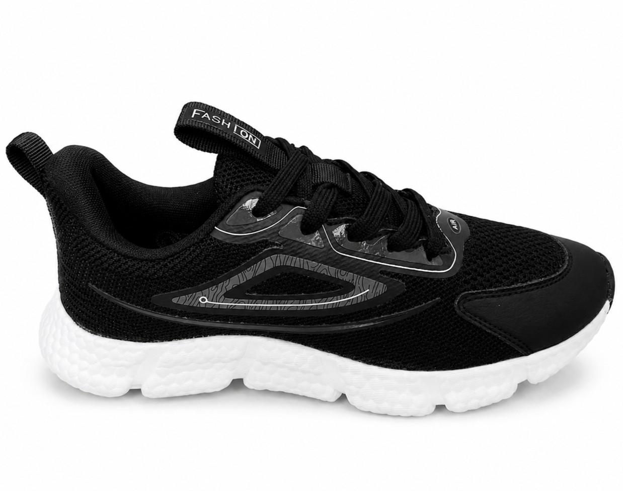 Blackish White Women’s Lightweight Running Shoes-245